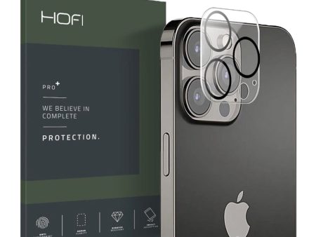 iPhone 13 Pro   13 Pro Max Hofi Cam Pro+ Beskyttelsesglas til Kameralinse - Kamerabeskyttelse - Gennemsigtig   Sort For Cheap