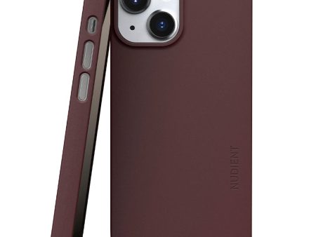 Nudient Thin Case V3 iPhone 13 Mini Cover - Sangria Red Sale