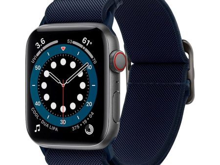 Spigen Fit Lite Apple Watch (42 44 SE 45 46 49mm) Stof Rem - Navy Online now