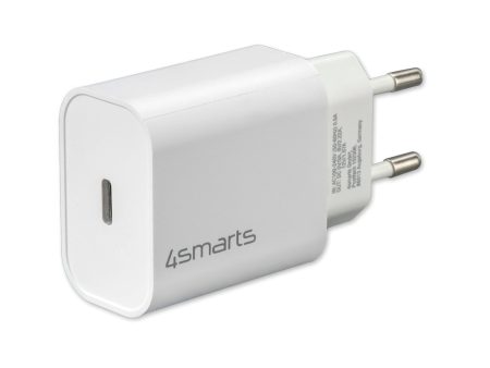 4smarts VoltPlug PD 20W Vægoplader m. USB-C - Hvid Online