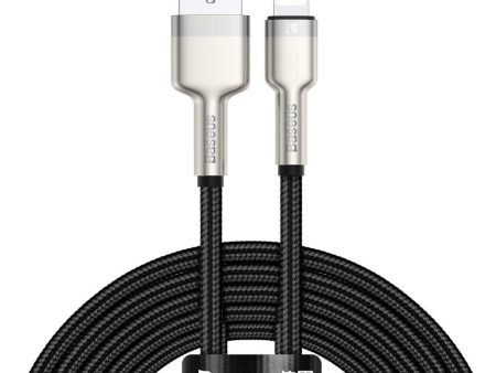 Baseus Cafule USB-A til Lightning Kabel - 2m - Sort   Sølv on Sale