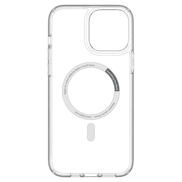 iPhone 13 Pro Max Spigen Ultra Hybrid Cover - MagSafe Kompatibel - Gennemsigtig   Hvid Sale