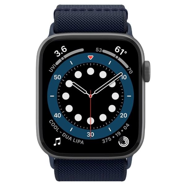 Spigen Fit Lite Apple Watch (42 44 SE 45 46 49mm) Stof Rem - Navy Online now