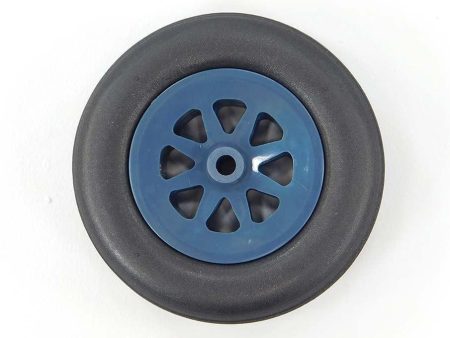 Freewing 70mm (2.75 ) x 20mm PU Rubber Treaded Wheel for 4.4mm Axle Hot on Sale