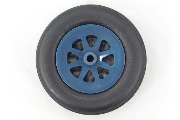 Freewing 70mm (2.75 ) x 20mm PU Rubber Treaded Wheel for 4.4mm Axle Hot on Sale