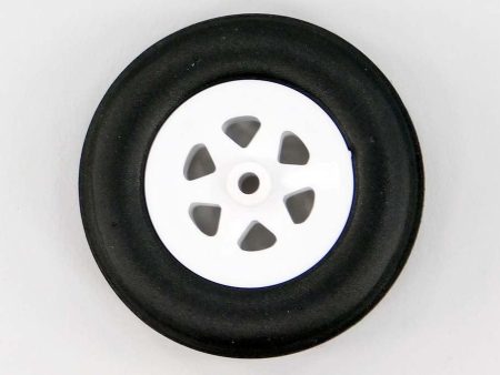 FlightLine 65mm (2.55 ) x 16mm PU Rubber Treaded Wheel for 4.2mm Axle Type B For Sale