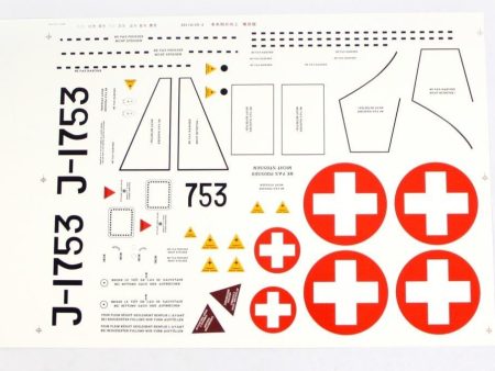 Freewing 90mm EDF DH-112 Venom Swiss Decal Sheet Supply