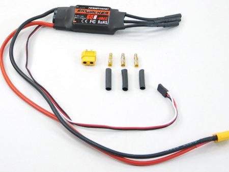 Freewing P-38L   F7F-3 60 Amp Brushless ESC with XT-60 Connector Supply