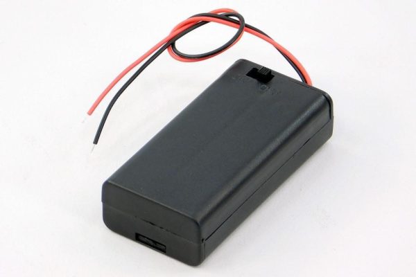 Admiral 2 x 1.5V AA Battery Holder with On Off Switch on Sale