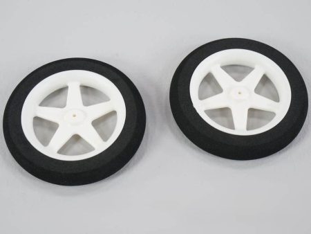 Du-Bro 76.2mm (3 ) x 10mm Micro Sport EVA Foam Wheels for 2mm Axle (2 Pack) For Sale