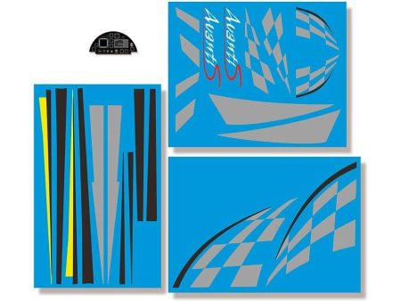 Freewing 80mm EDF Avanti S Decal Sheet Fashion