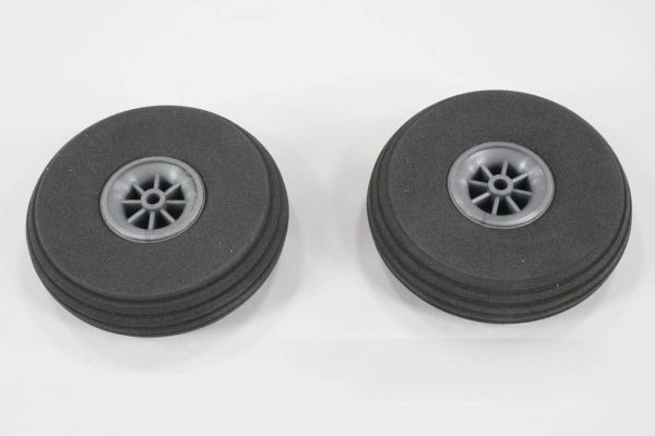 Du-Bro 76.2mm (3 ) x 23mm Treaded EVA Foam Super Lite Wheels for 4mm Axle (2 Pack) Online