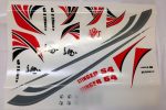 Freewing Stinger 64 Decal Set - Red Online