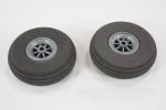 Du-Bro 57mm (2.25 ) x 20mm Super Lite Treaded EVA Foam Wheels for 4mm Axle (2 Pack) Online Hot Sale