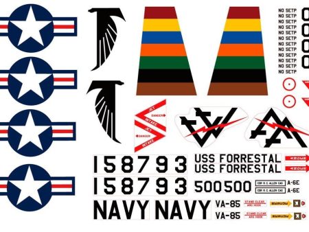 Freewing 80mm EDF A-6 Decal Sheet Supply