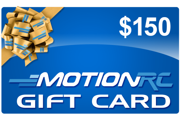 $25, $50, $100, $150, or $200 Motion RC Gift Cards For Sale