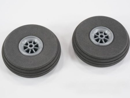 Du-Bro 63.5mm (2.5 ) x 19.8mm Super Lite Treaded EVA Foam Wheels for 4mm Axle (2 Pack) Sale