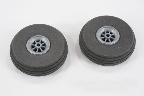 Du-Bro 63.5mm (2.5 ) x 19.8mm Super Lite Treaded EVA Foam Wheels for 4mm Axle (2 Pack) Sale