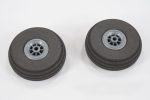 Du-Bro 44mm (1.73 ) x 17.5mm Super Lite Treaded EVA Foam Wheels for 3mm Axle (2 Pack) Online now