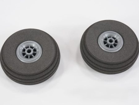 Du-Bro 44mm (1.73 ) x 17.5mm Super Lite Treaded EVA Foam Wheels for 3mm Axle (2 Pack) Online now