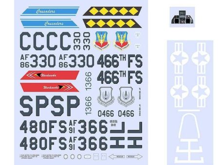 Freewing 70mm EDF F-16 Decal Sheet Discount