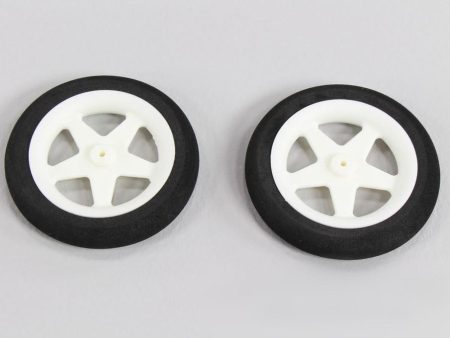 Du-Bro 63.5mm (2.5 ) x 10mm EVA Foam Micro Sport Wheels for 4mm Axle (2 Pack) Sale