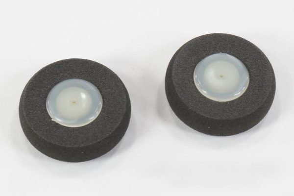 Du-Bro 25mm (0.98 ) x 8mm EVA Foam Lightweight Micro Sport Wheels for 1.2mm Axle (2 Pack) Online now