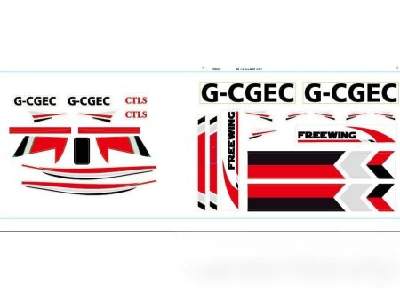 Freewing Flight Design Decal Sheet Online now